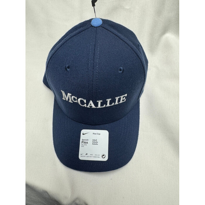 Nike Men's Navy Flex cap with Valr Blue Under Visor  w/McCallie M/L