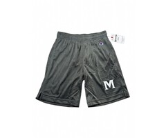 CHAMPION YOUTH MESH SHORTS - Gray w/ White M
