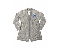 Chicka-d Women's Timeless Cardigan, Heather Grey w/M