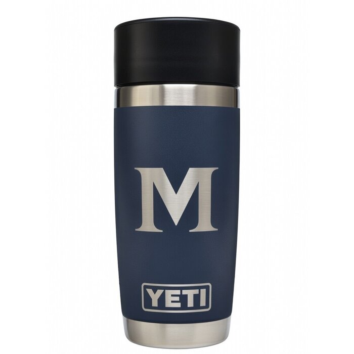 Yeti Rambler 12oz Travel Bottle Navy w/M