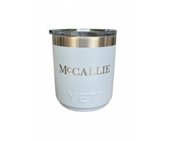 Yeti Rambler Lowball 10oz Sky Blue w/ McCallie