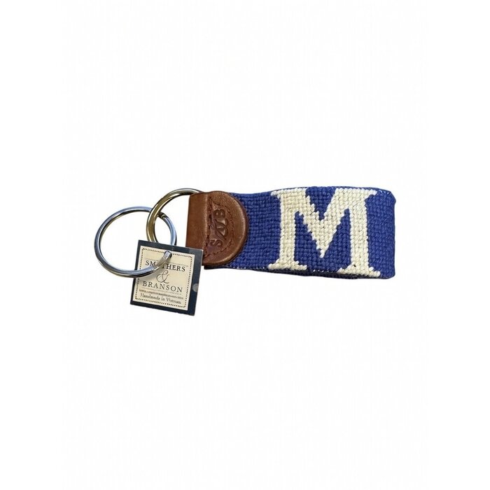 Smathers & Branson Key Fob Blue w/ M
