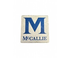M McCallie Coasters 2 pack in gift box