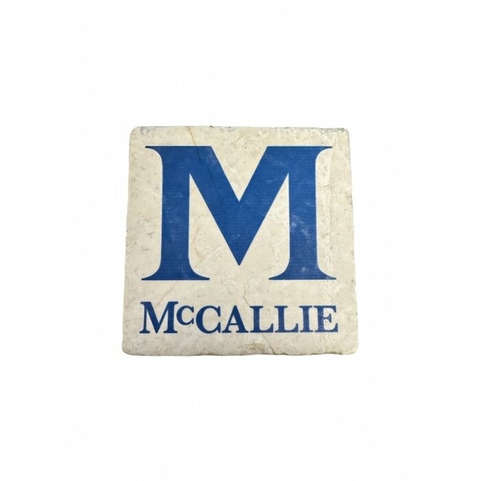M McCallie Coasters 2 pack in gift box