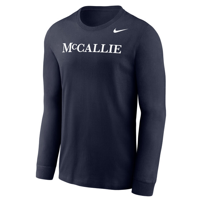 Nike Men's Legend LS Tee Navy with McCallie