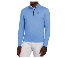 H & B Royce Pullover Hthrd Horizon Blue w/ M