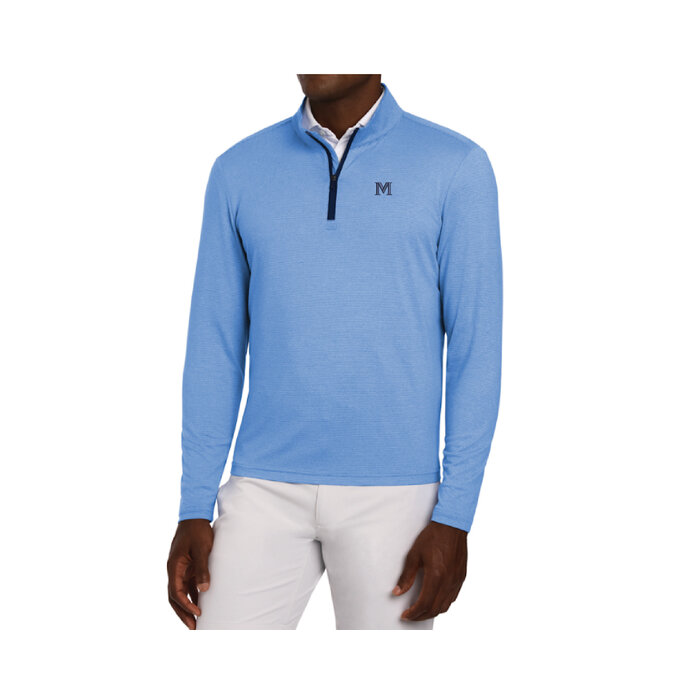 H & B Royce Pullover Hthrd Horizon Blue w/ M