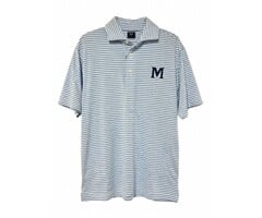 Onward Reserve Guide Stripe Perf Pique Polo Endless Sky w/ M