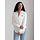 Chicka-d Women's Leisure LS Button-up White w/M