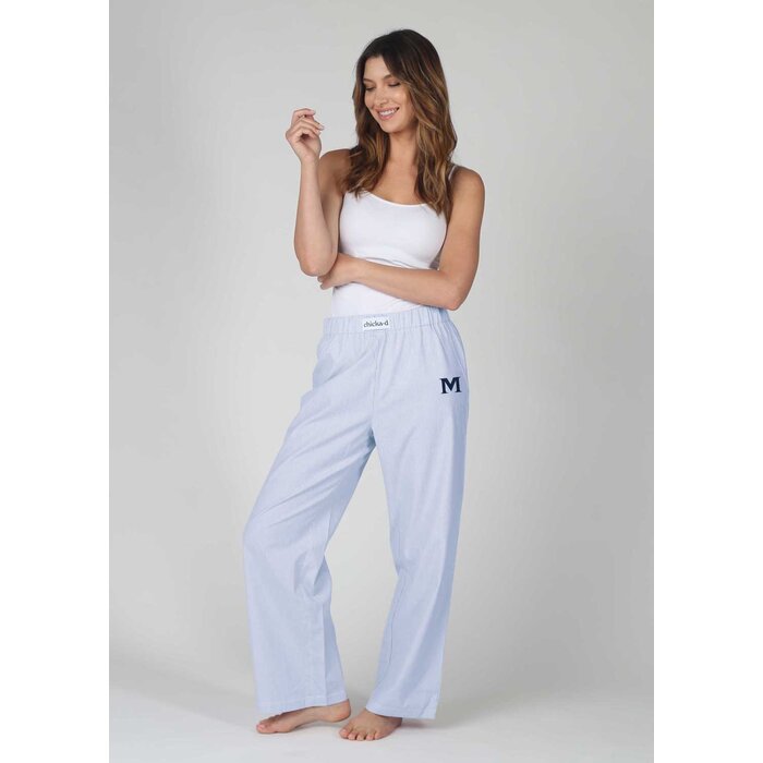 Chicka-d Women's PJ pant Blue w/M