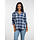 Chicka-D Boyfriend Plaid Navy w/M