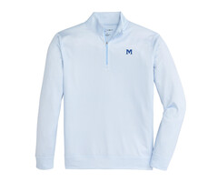 Onward Reserve Hairline performance 1/4 zip Sky