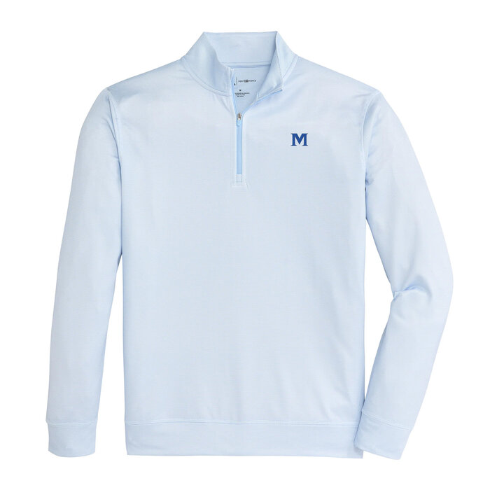 Onward Reserve Hairline performance 1/4 zip Sky