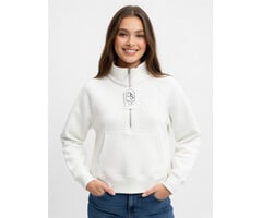 Spirit Collective Spirit Collective Women's Half Zip White w/ M