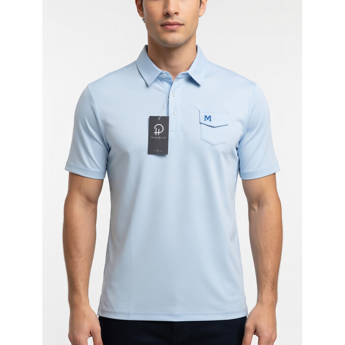 Parker & Hyde Parker & Hyde Men's Golf Shirt Light Blue w/M