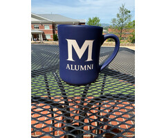 MK Matte Mug cobalt blue w/ M Alumni