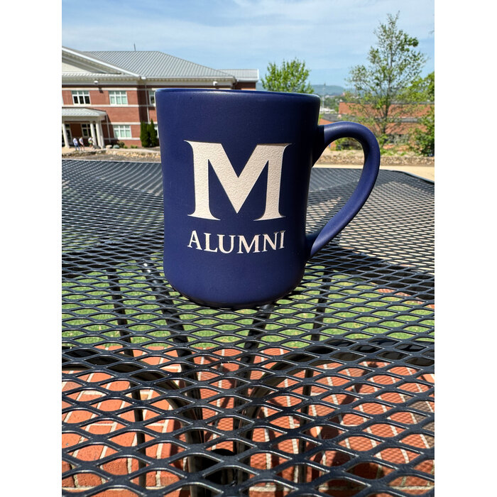 MK Matte Mug cobalt blue w/ M Alumni