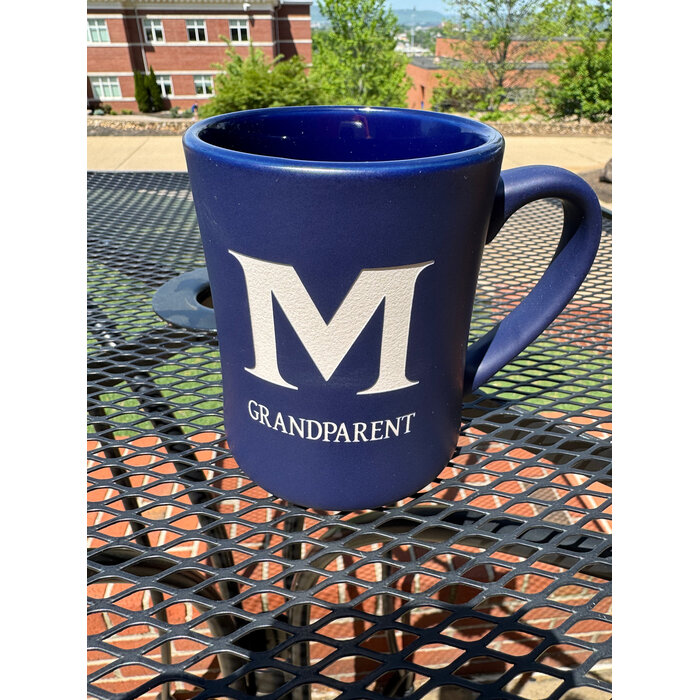 MK Matte Mug Cobalt Blue w/ M Grandparent