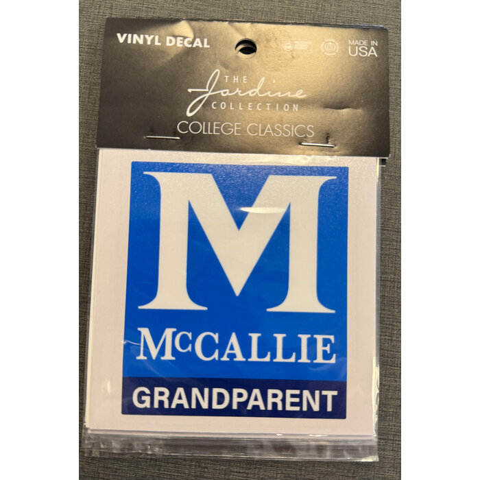 McCallie Vinyl Decal Grandparents