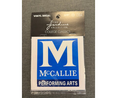 McCallie Vinyl Decal Performing Arts