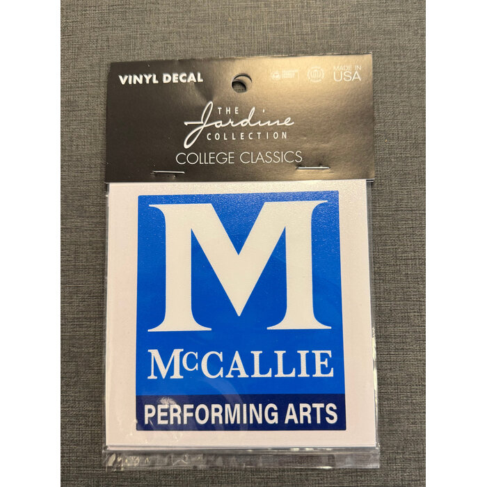 McCallie Vinyl Decal Performing Arts