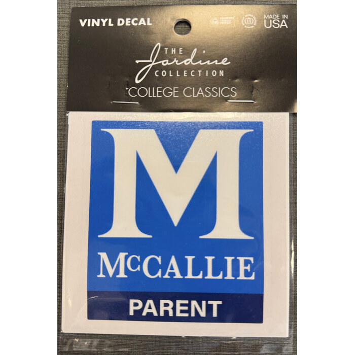 McCallie Vinyl Decal Parent