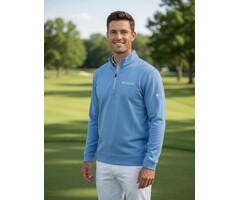Columbia Men's Omni-Wick Wickhams Hills Pullover WhiteCap w/McCallie