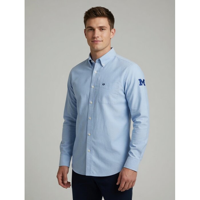 Southern Tide Men's LS Charleston Oxford Ocean Channel w/ M