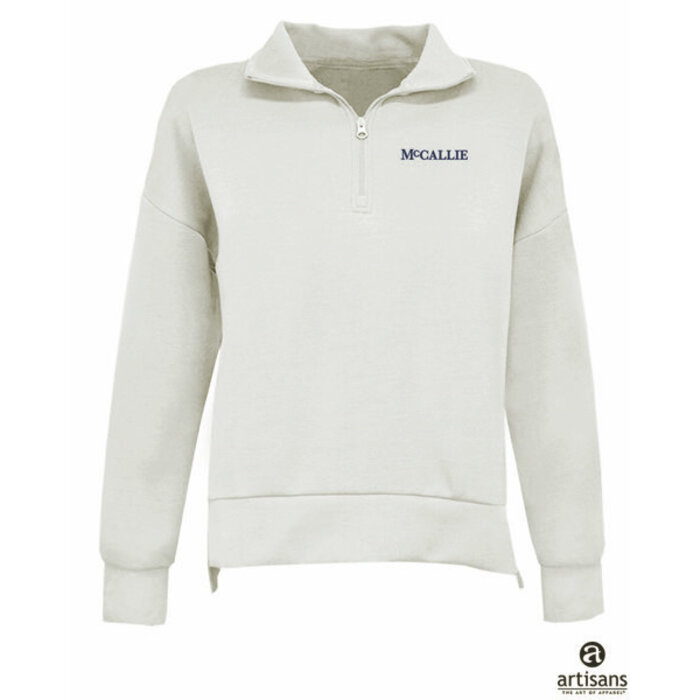 Artisans Artisans Cora 1/4 Zip Soft White w/ McCallie