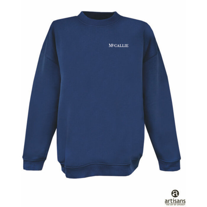 Artisans Artisans Sully Drop Shoulder Crew Navy w/ McCallie
