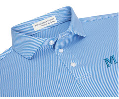 H & B Perkins Boys SS Horizon Blue/White w/ M