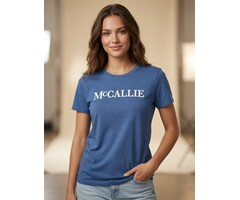 Artisans Artisans Women's Tri-Blend SS Crew Ath Blue w/ McCallie