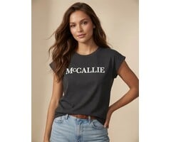 CI Sport Women's Vintage Wash Tee Washed Navy w/ McCallie
