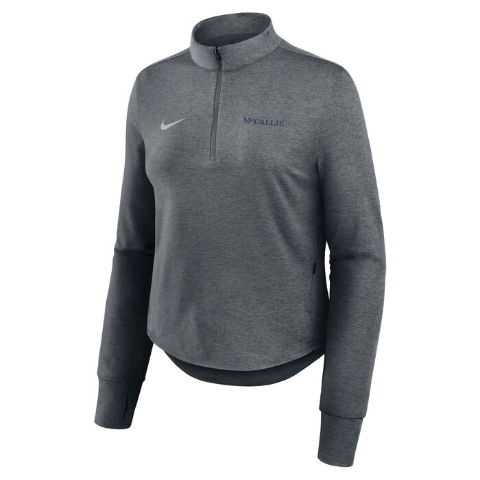 Womens Dri-fit swift half zip smoke Grey w/McCallie
