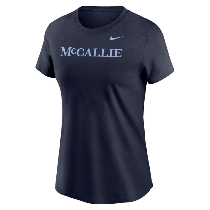 Nike Women's Core Cotton SS Tee Navy w/ McCallie