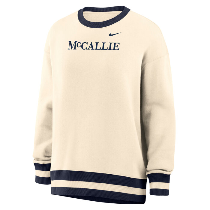 Nike Women's Phoenix Oversized Crew Nat/Nvy w/ McCallie