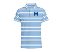 Garb Youth Kellan Stripe Polo Lt Blu w/ M