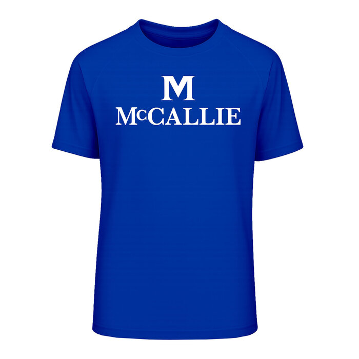 Garb Boys Kovan Perf TShirt Royal w/ M McCallie