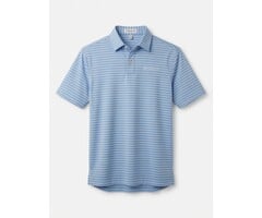 Peter Millar Youth Ashford Perf Jersey Polo Bluebird w/ McCallie