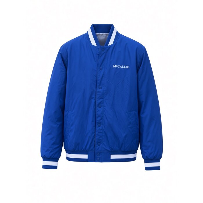 Forerunner Mens Insulated Varsity Jacket Royal