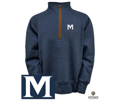 Artisans Artisans Marlow 1/2 Zip Hth Nvy w/ M