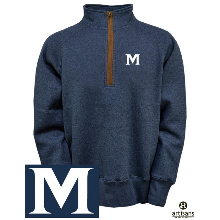 Artisans Artisans Marlow 1/2 Zip Hth Nvy w/ M