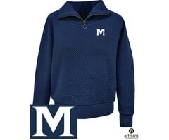 Artisans Artisans Kia Quilted Pullover Navy w/ M
