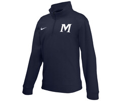 Nike Youth Dri-Fit UV LS 1/2 Zip Navy w/ M