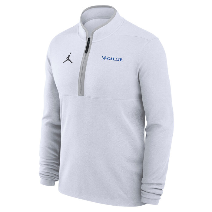 Nike Dri-Fit Victory Jordan 1/4 Zip White w/ McCallie
