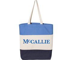 College House Tri-Color Tote Bag w/ McCallie