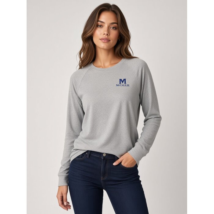 Camp David Camp David Women's Bumblebee Crew Naval Htr w/ M McCallie
