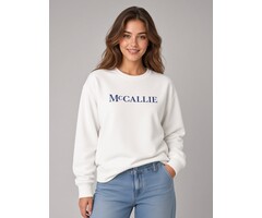 Camp David Camp David W's Cashmere Crew Ivory w/ McCallie