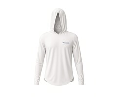 ST Women's LS Linley Brilliant Perf Hoodie White w/ McCallie