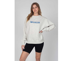 Chicka-d Hampton Mock Neck Ash Grey w/ McCallie